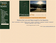 Tablet Screenshot of nazarene-friends.org